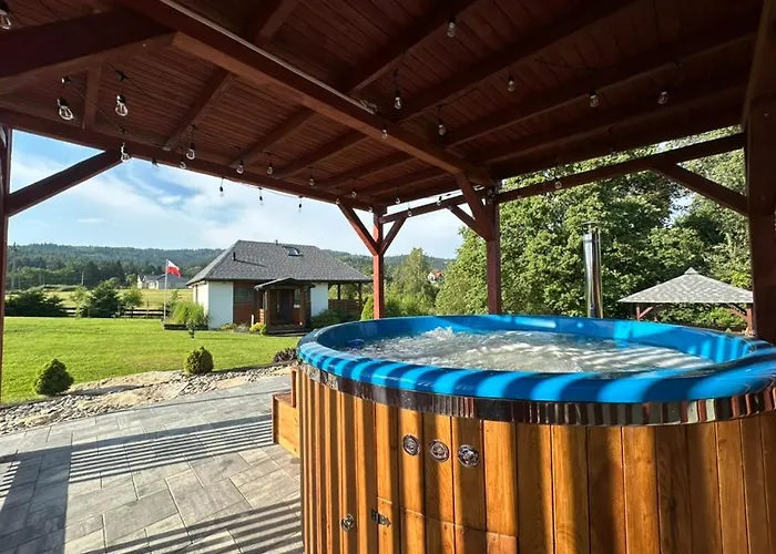 וילה Babelkowa Beskidy Z Balia Jacuzzi